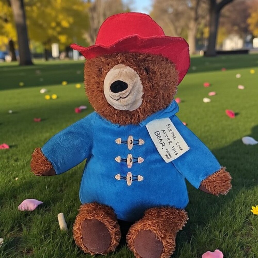 Kohl's Cares soft plush stuffed Paddington bear safe embroidered eyes coat hat